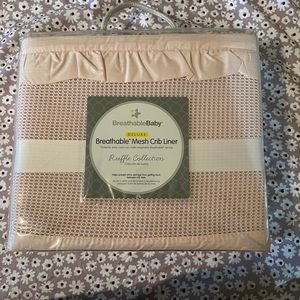 Breathable mesh crib liner:)